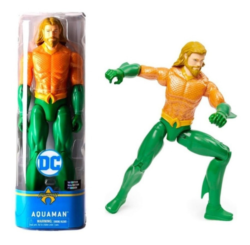 Muñeco Dc Aquaman En 30 Cm De Alto - Original Spin Master