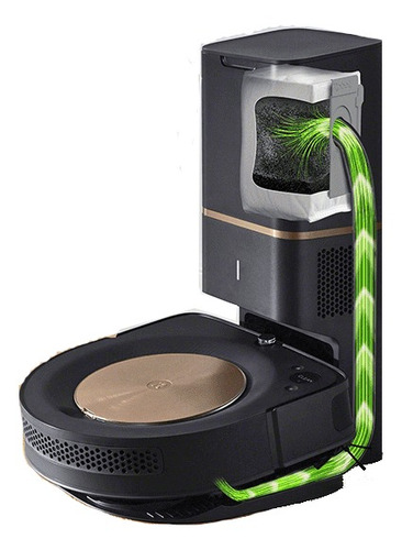 Imagen 7 de 7 de Aspiradora robot iRobot Series S Roomba S9+ negra 220V