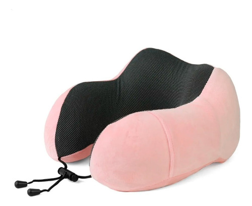 Travesseiro Apoio Encosto De Pescoço Ergonômico Rosa