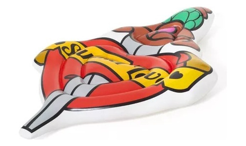 Colchoneta Inflable Tatto Corazon 198 Cm