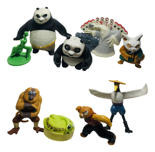 Kung Fu Panda 2 Muñecos Mcdonalds 2011 Colección Completa (Usado)