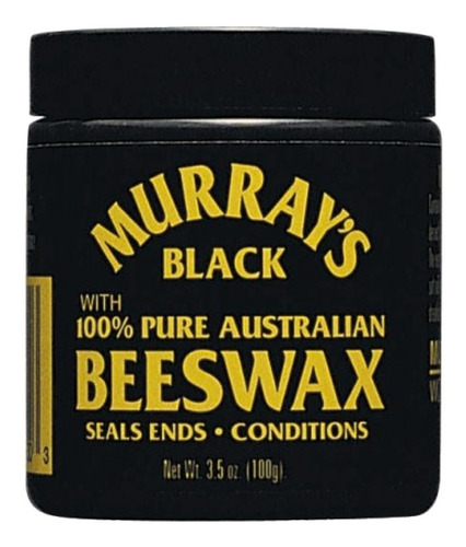 Murrays Black Beeswax Cera Para Cabello 4oz