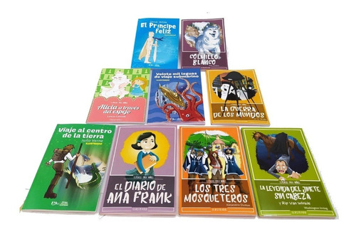 9 Libros Ana Frank, Julio Verne Jinete 3 Mosqueteros Y Mas