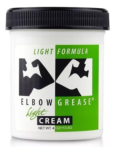 Lubricante Elbow Grease Cream Light 4oz Fisting Dilatador