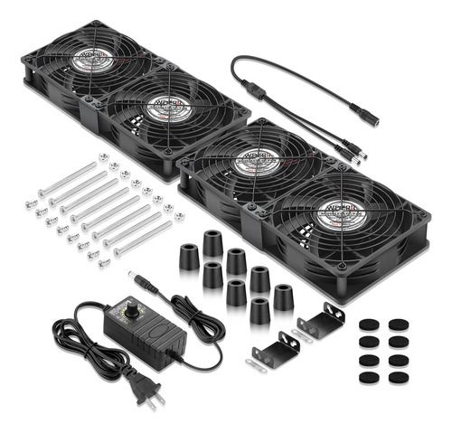 Ventiladores De Rack Para Servidores Wderair Ac 4 X 120 Mm,