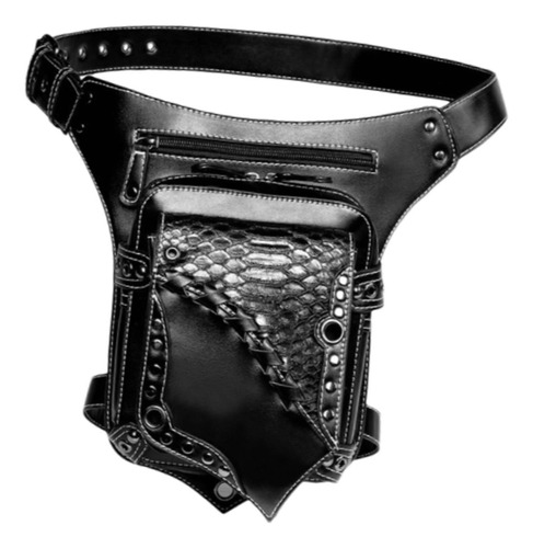 Paquete De Cintura Bolsa De Pierna Caída Bolso De Cuero De