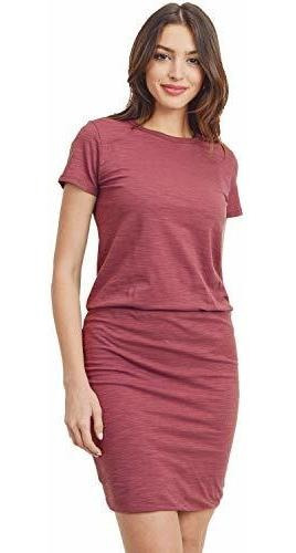 Laclef Minivestido Informal Estilo Camiseta Para Mujer Vesti