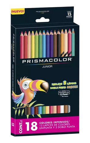 Colores Prismacolor Junior X 18