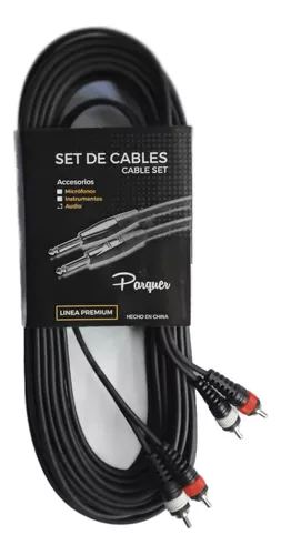 Cable Audio Rca Macho A Rca Macho 10 Metros Parquer