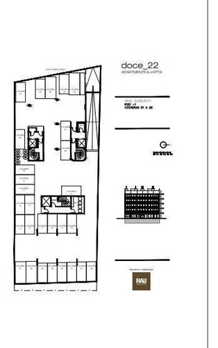 Imagen 29 de 30 de Hermoso Loft De Diseño , En Pocitos, Baño , Cocina Integrada