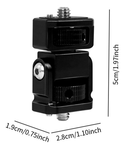 Cabezal De Montaje De Inclinación De 50mmx28mmx19 Mm