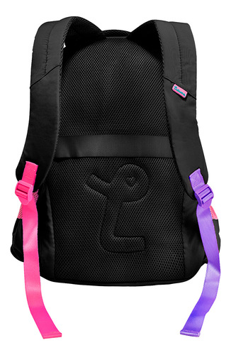 Mochila Costas Estojo Box Soft Luluca Clio Style Cor Lu24600 Preto Desenho Do Tecido Lisa
