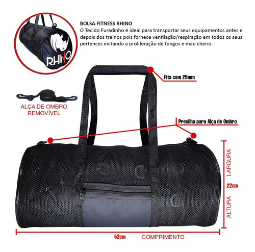 Imagem 4 de 10 de Kit Treino Boxe - Luva Boxe, Bandagem Elástica, Bucal, Bolsa