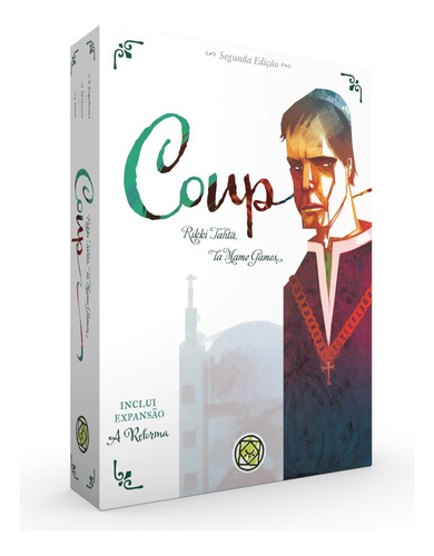 Jogos De Cartas - Coup 2ªedição - Inclui A Reforma + Sleeves