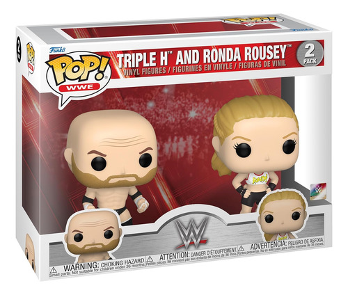 Pop Wwe: Rousey/triple H 2pk