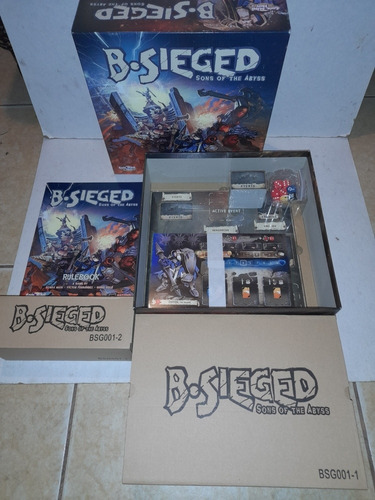 B Sieged Sons Of The Abyss Juego De Mesa Second Gate (Usado)