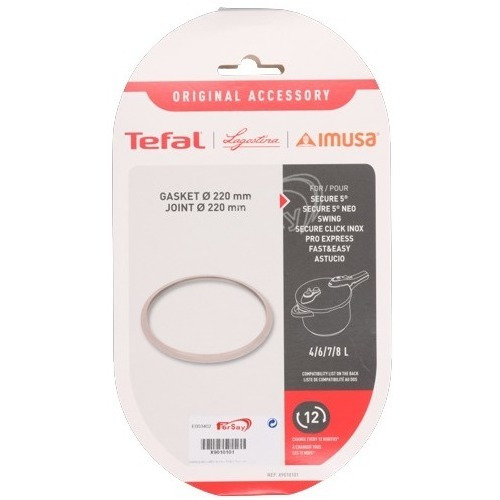 X90101 Secure 5 - Anillo De Sellado (4-6-8 L) Tefal