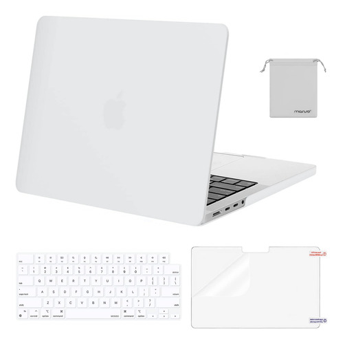 Funda Mosiso Para Macbook Pro 14 M1 Pro/max +c/tec White