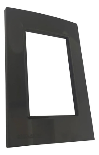 Tapa De Luz Colores Natuales Teclastar Linea Quadra 1 A 1v Gris
