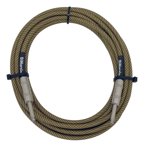 Dimarzio Ep1718vtd Cable Guitarra Instrumento Textil 5 Mts