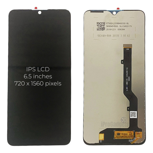 Sjpm Pantalla Táctil Lcd Para Zte Blade A7s 2020 A7020