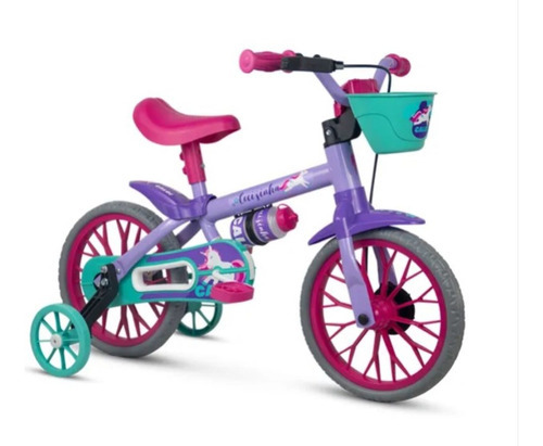 Bicicleta Bike Infantil Aro 12 Cecizinha Caloi Nathor