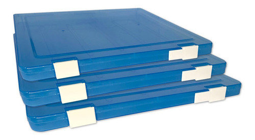 Imagem 1 de 2 de Kit Com 30 Pastas Pp Rígida A4 Le Azul Inject