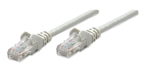 Cable Red Cat6 Utp Intellinet 340427, 0.5m Rj45 Gris