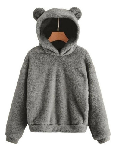Sudadera Con Capucha De Felpa Para Oreja De Conejo