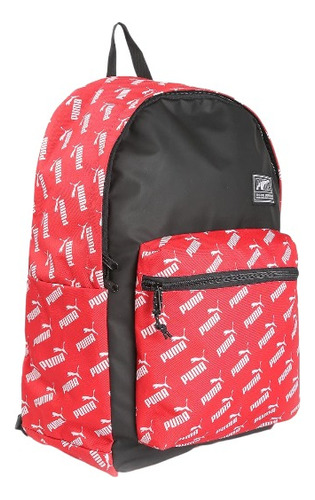 Mochila Puma Academy Backpack 7573326 Rojo Negro Original