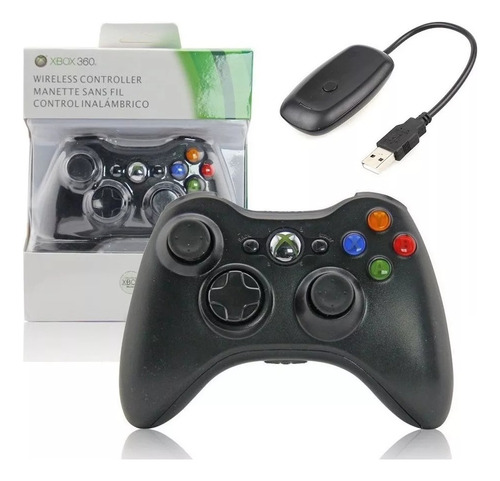 Mando inalámbrico Anzu compatible con Xbox 360/PS3/PC, color negro