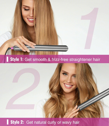 Plancha De Pelo Y Rizador De Pelo 2 En 1 Plancha De Pelo ...