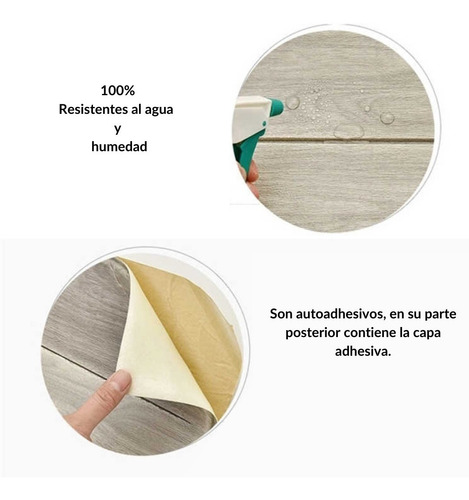 Imagen 5 de 10 de Pack 5 Placas Auto Adhesiva Mosaico Relieve Apto Cieloraso