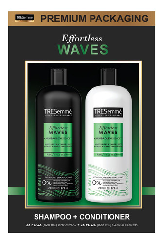 Tresemme - Juego De Champú Y Acondicionador, Ondas Sin Esf.