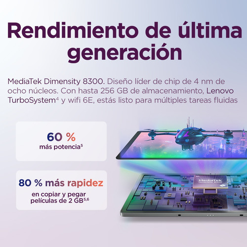 Lenovo Tab Pro 8gb+256gb Kb+pen Gris