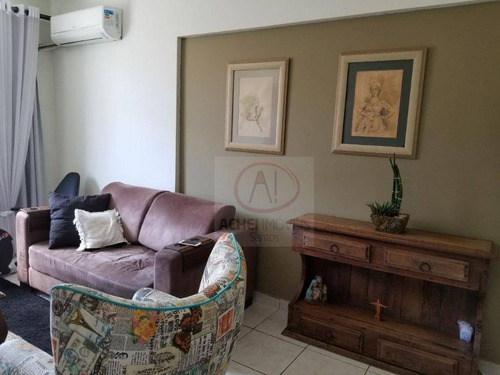 Apartamento Com 3 Dormitórios, 1° Andar, 2 Vagas, À Venda, 127 M² Por R$ 490.000 - Embaré - Santos/sp - Ap7670