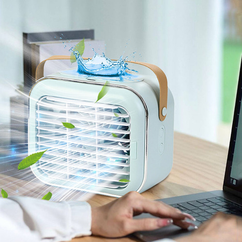Ventilador De Escritorio Con Rociador De Agua, Humidificació