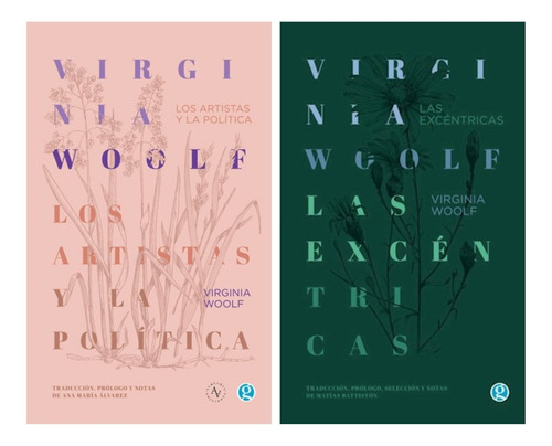 Artistas Y Politica + Excentricas - Woolf - Godot - 2 Libros