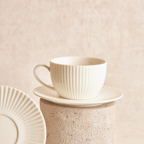 Karaca Seashell Taza De Té De 6.8 Fl Oz Para 6 Personas
