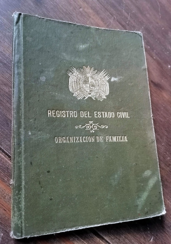 Antigua Libreta Matrimonio 1888 Escudo Antiguo