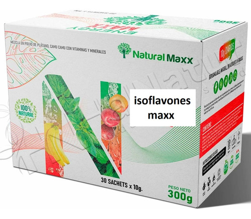 Isoflavones Maxx 100% Natural Caja 30 Sachets 300 Gr