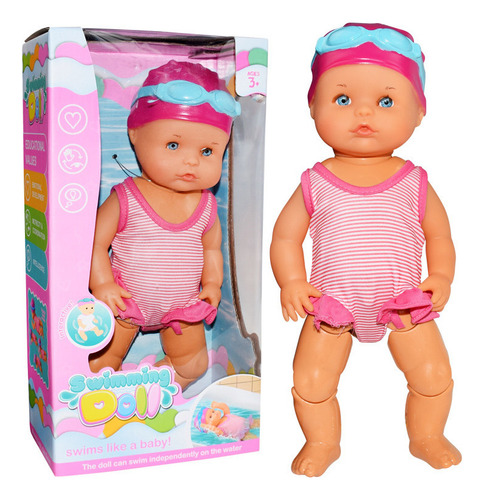 Uma Boneca De Natação Que Nada Na Água, Boneca De Natação Pa