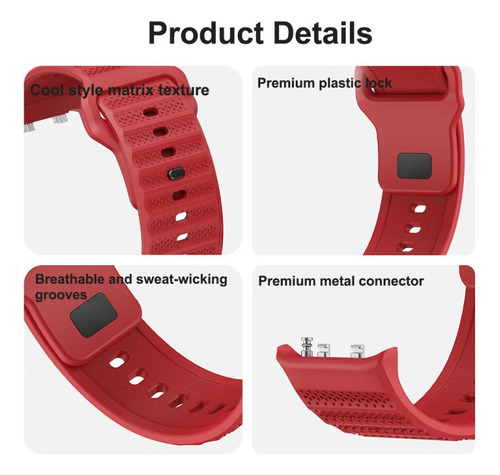 Correa De Reloj De Silicona Con Puntos Azules Para Huawei Wa