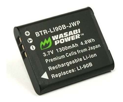 Bateria De Potencia Wasabi Para Olympus Li-90b, Li-92b Y Oly