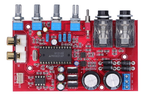 Placa Preamplificadora, Módulo De Micrófono, Reverberación D