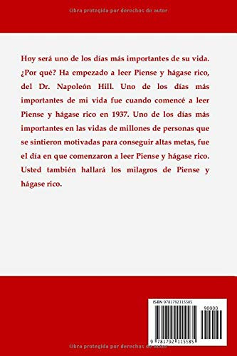 Libro: Piense Y Hágase Rico: 1937 Edición - Tapa Blanda