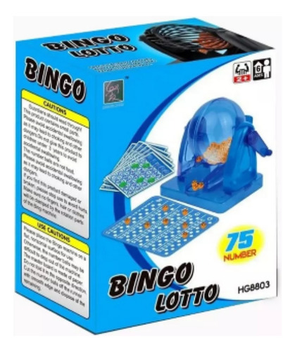 Juego Mesa Bingo Set Familiar Juguete Balota 75 Regalo Niños