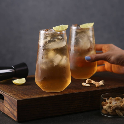 Vasos Trago Largo Cristal Bohemia Original Setx6 Sandra440ml