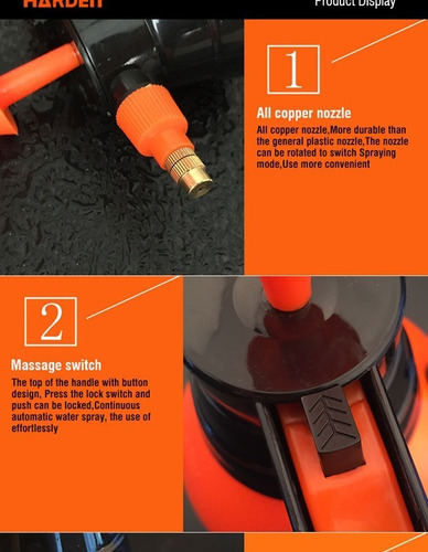 Imagen 4 de 6 de Pulverizador Rociador Fumigador A Compresion Previa 2 Litros