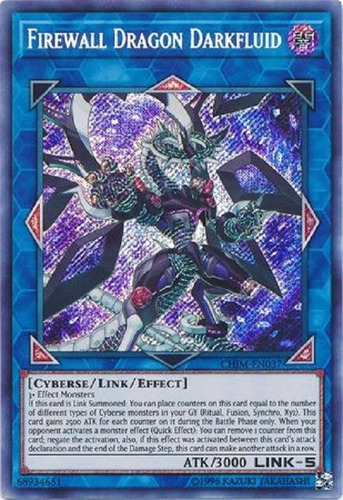 Dragón Cortafuego Fluido Oscuro Secret Raro Yugioh